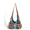 2025 New Wash Denim Bag Large Capacity Tote Bag Small Design Shoulder Bag