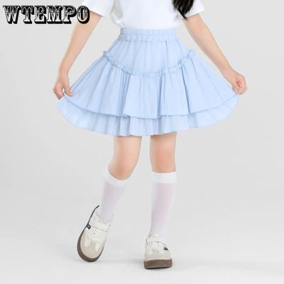 Girls' Short Skirt Summer Girls Korean Cake Skirt Children's A-line Half Skirt Princess Skirt