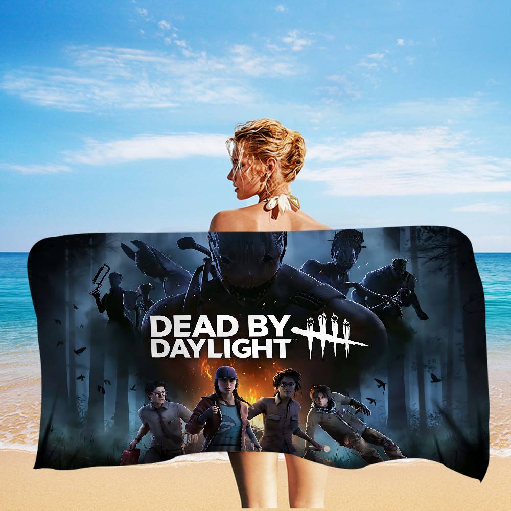 D-Dead B-By-Day Game Microfiber Blanket Quick Drying Beach Towels Oversized Printing Super Absorbent Pool Towel Blanket