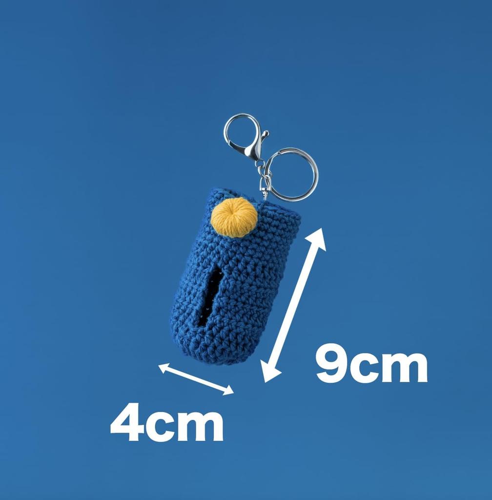 Fluffy Tofu Handmade Pet Poop Garbage Bag Storage Case Made In Cute Color Poop Bag Portable for Walking Leash and Toy Pet Small Medium Large Dog