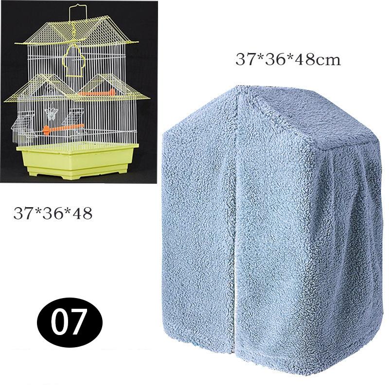 Multi-sizes Large Bird Cage Cover Sunscreen Warm Dust Cover Winter Pet Bird Parrot Cage Shading Pet Products Bird Supplies