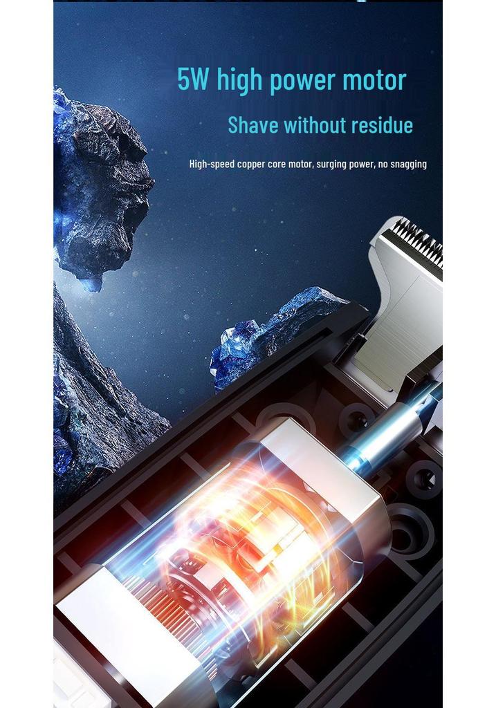 Universal Electric Hair Trimmer and Engraving Clipper for Household Use