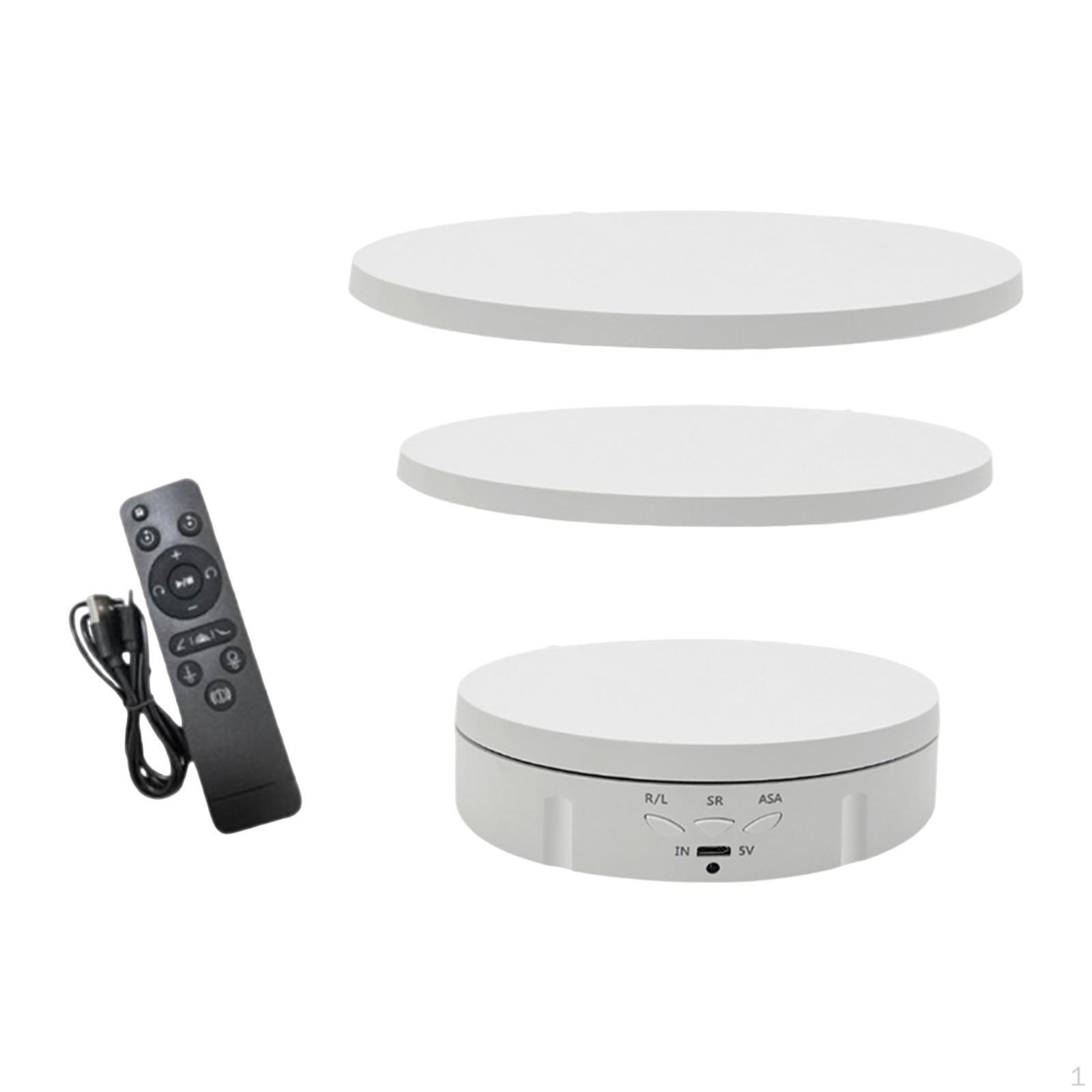 

Электрический вращающийся стенд для демонстрации нагрузки 8 кг портативный для часов игрушки модель торты белый