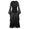 Abito da donna COS transfrontaliero con cinturino medievale di media lunghezza Lolita Lolita abito goth retrò scuro