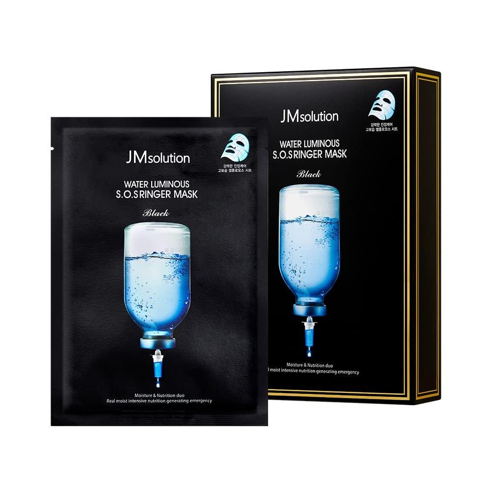 JMsolution Water Luminous S.O.S Ringer Mask Plus, Intense Hydration & Deep Moisture, 35ml x 10 Sheets