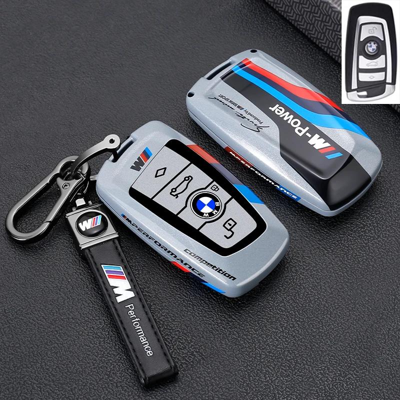 Car Metal Key Case Cover Shell Fob For BMW 1 3 5 7 Series X1 X3 X4 X5 F10 F15 F16 F20 F30 F18 F25 M3 M4 E34 Accessories
