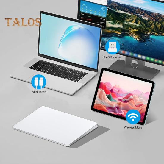 Bluetooth-kompatibel Wireless Touchpad Ultra-Dünne Gesture Control Kompakte Design Tragbare Multi-Funktion Touchpad für Laptop Tablet