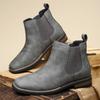 Luxuriöse Herren Chelsea Boots Mode Handgefertigte Lederstiefel Britischer Stil Hoher Stiefel Marke Lässige Kleiderstiefel für Herren Botas2025
