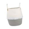 Laundry Basket Toys Clothes Organizer Foldable with Handles Cotton Storage Basket for Dorm Living Room Bathroom Clothes Pillows