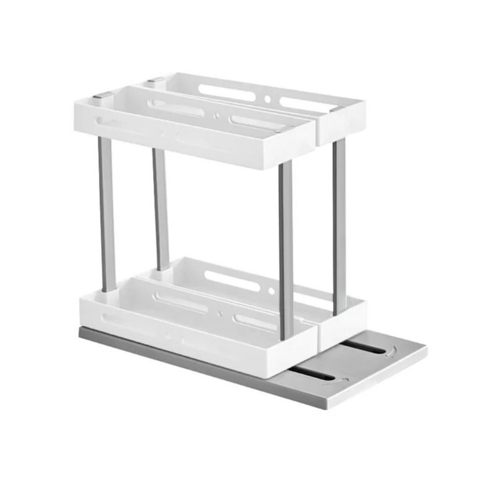 Rotate Seasoning Storage Shelf Sliding Salt Bottle Holder Convenient Spice Storage Rack  Cabinet