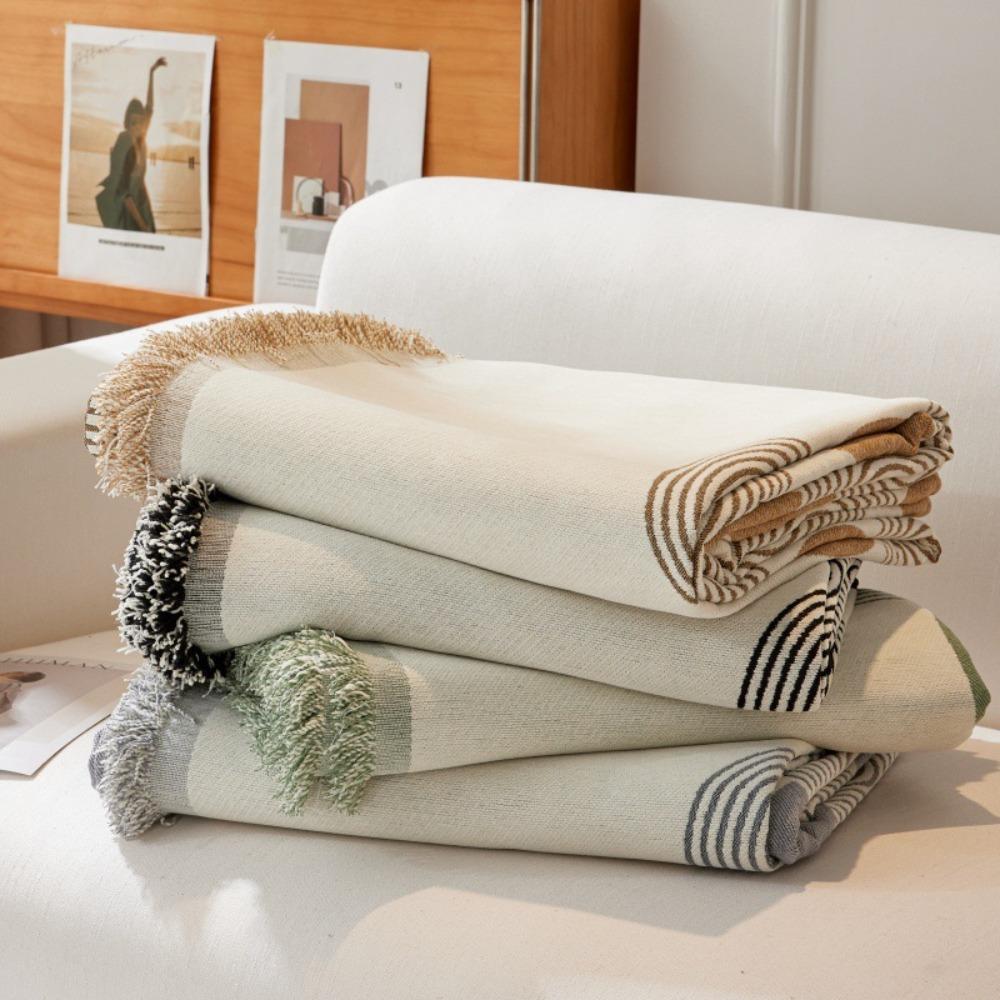 New Sofa Towel Full Cover Cloth Cover Universal Four-season Plush Sofa Cushion Cover Anti-slip Cover Blanket Anti-cat Scratch