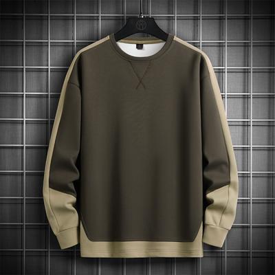 2024 Sweatshirts Männer Patchwork Langarm Hoodie Streetwear Tops Männlich Hip Hop Harajuku Koreanische Mens Casual Oansatz Pullover