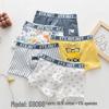 ETX Boys' Cotton Boxer Briefs - Mid-Waist Underwear for Children and Teens
