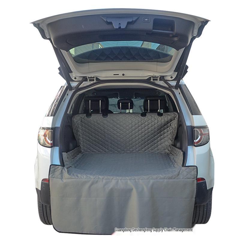 Wodoodporna i plamoodporna mata dla zwierząt do bagażnika samochodu - Odporna na zarysowania i zabrudzenia konstrukcja do sedanów i SUV-ów.