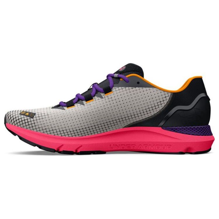 Under Armour Women s HOVR Sonic 6 Storm Grey Pink Running Shoes 3026553-300 38