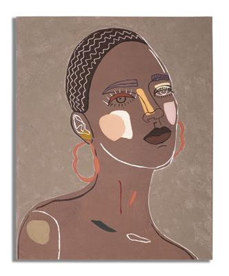 Wall Painting Tribal -A- 80X2.8X100 Cm