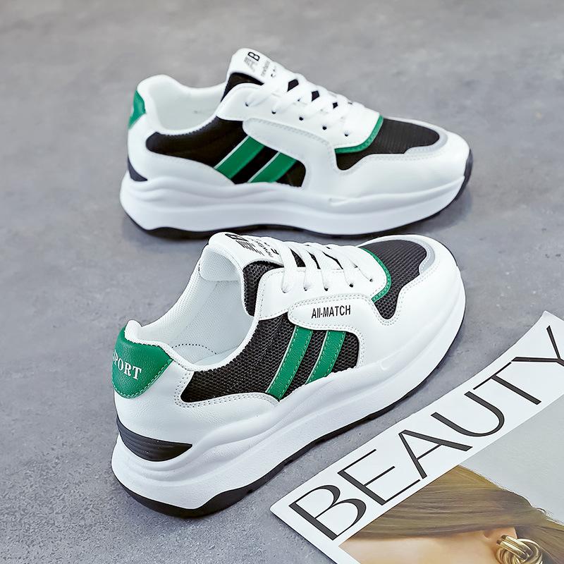 

Forrest Gump shoes women s spring and autumn 2024 new breathable mesh women s shoes little white shoes popular versatile sports dad shoes spring 35 чёрный