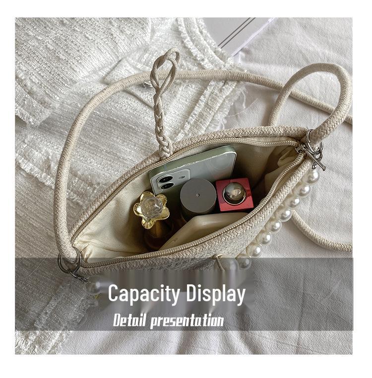 Korean Style 2025 Women's Straw Woven Bucket Bag - Fashionable and Unique Crossbody Shoulder Bag