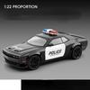 1:22 Challenger Srt Police Car Alloy Cars Toy Diecasts Vehicles Metal Model Car Decoration Kids Gift Boy C385