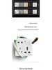 Concealed 86 Switch Single Gang Wall Socket Panel with Multifunctional Five-Hole and Eight-Hole Features