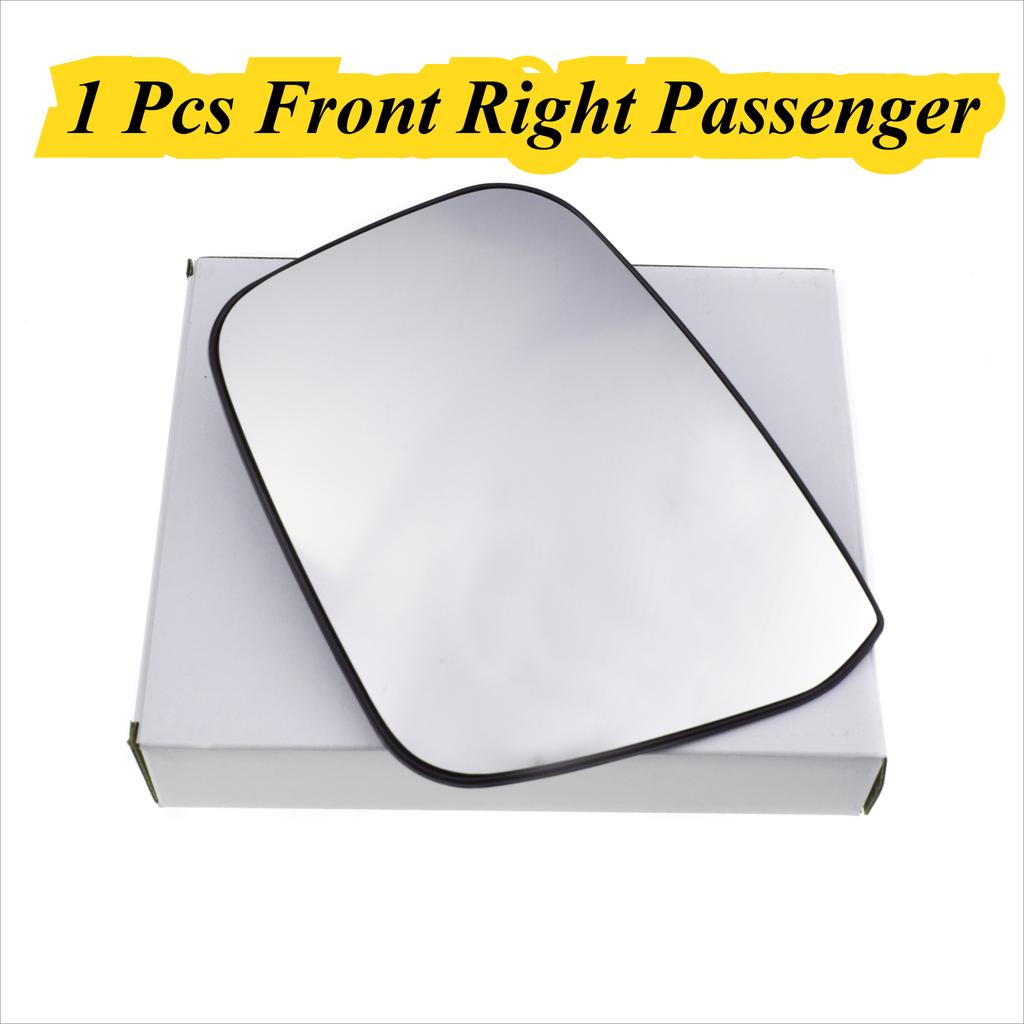 Left or Right Heated Rearview Door Side Wing Mirror Glass with Backing Plate For Nissan Pathfinder R51 & Navara D40 2005-2013