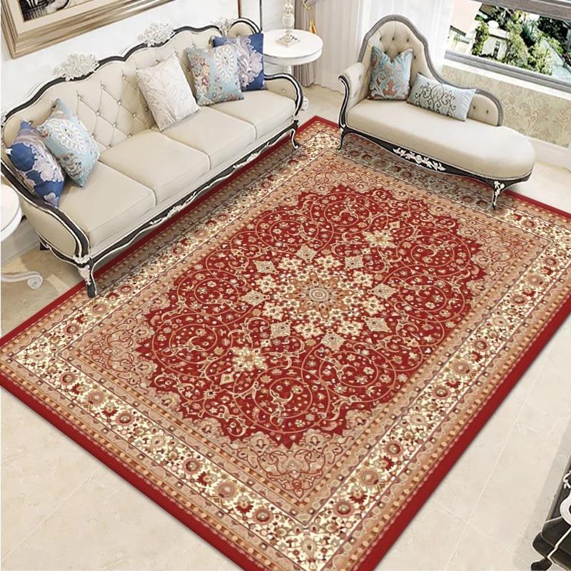 Printed Chinese Carpet, Classical Living Room Home Carpet, Bedroom Coffee Table Floor Mat Study Window Large Area Carpet