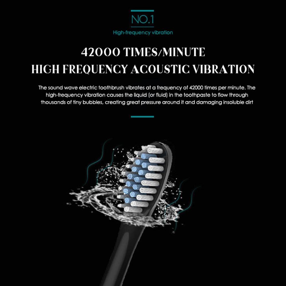 6 Cleaning Modes Smart Toothbrush 42000 Strokes Whitening Toothbrush Teeth Cleaning