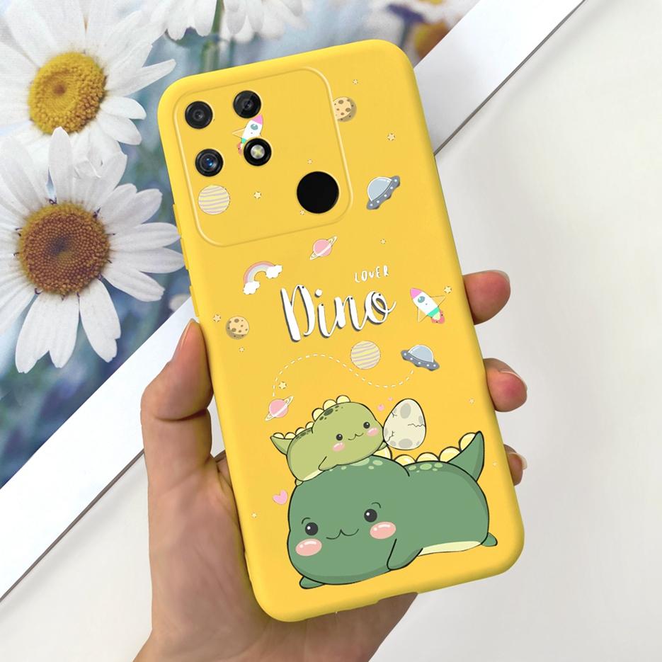For Realme Narzo 50A Case RMX3430 Lovely Cartoon Cover Soft Silicone Phone Case For Realme Narzo 50i Narzo50A Prime Fundas Coque