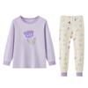 DEESHA Girls Pure Cotton Class A Thin Autumn Underwear Set
