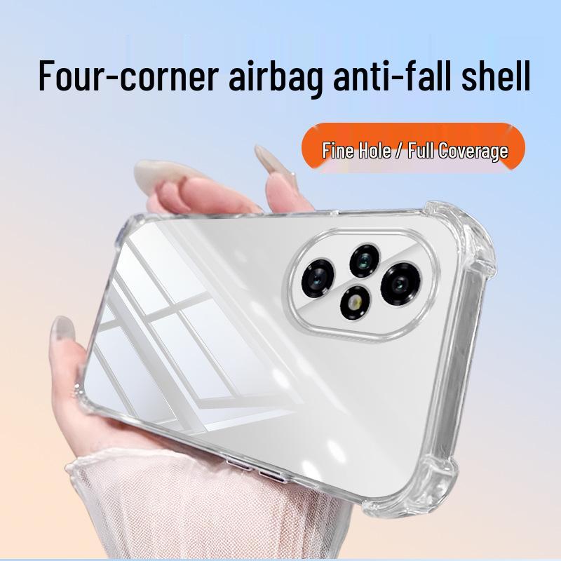 

Honor 200/200pro Transparent Airbag Phone Case with Drop Protection and Premium TPU Full Coverage. Honor 200 прозрачный