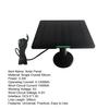 Solar Panel 5V/1000mA Stable Current Weather-proof Ultra-Thin Design Doorbell Power Supply Solar Panel for Ring