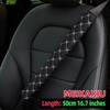 1 Embroidered Fabric Breathable Truck Car Seat Belt Safety Belt Shoulder Protector 50cm16.7 Inch Car Interior Supplies Black