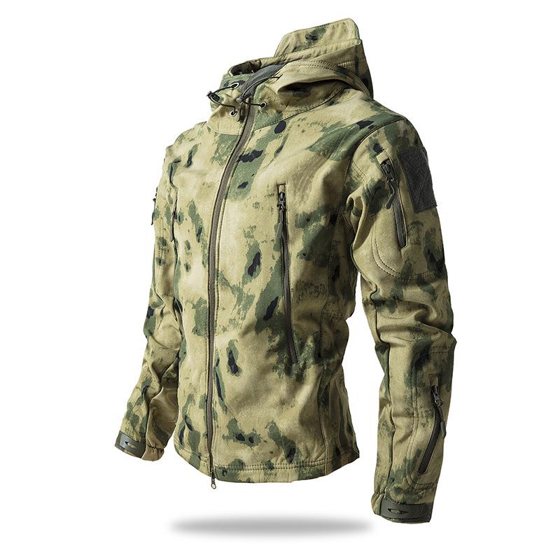 

Men s European Size Hooded Parka - Autumn/Winter Casual Outdoor Jacket M