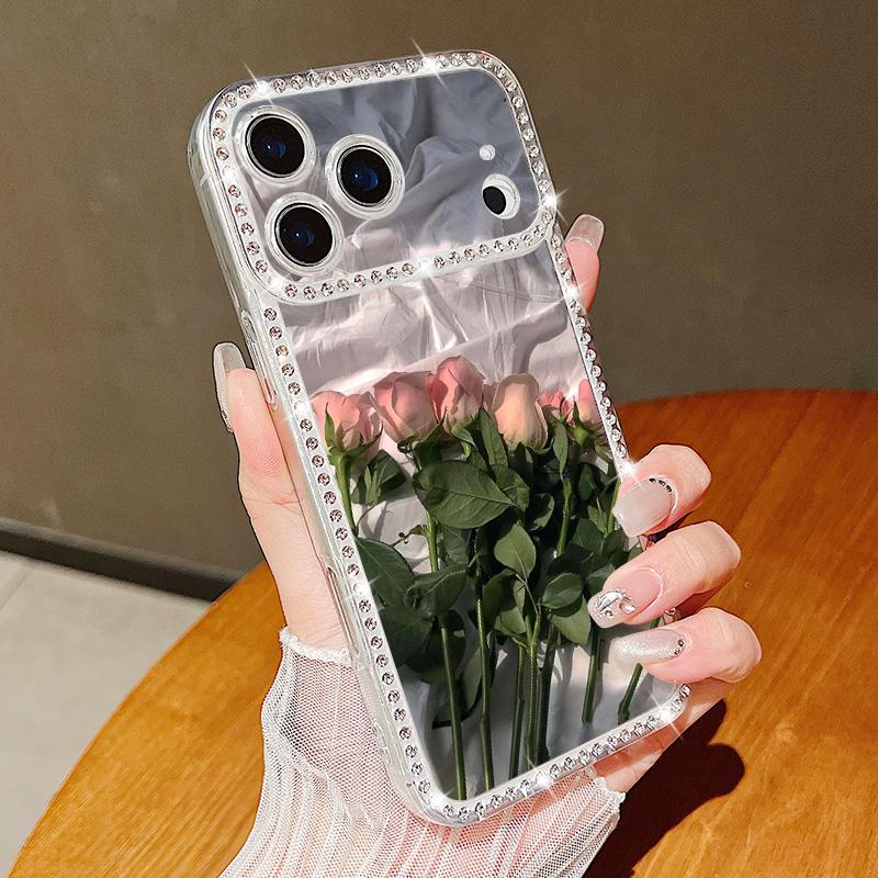 Creative Butterfly Pattern Phone Case For iPhone 17 Air 16e 16 14 15 13 17 Pro Max 15 16 Plus 17 Shockproof Bling Diamond Soft TPU Case Cover