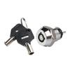 5/10/20Sets 12/16/19mm Zinc Alloy Electronic Key Switch ON OFF Phone Lock Security Power Switch Tubular Terminals 2 Position Switches4