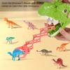 6/12 Dinosaur Model Dinosaur Truck Toys Ejection Function Dinosaur Transport  Toddler Toys