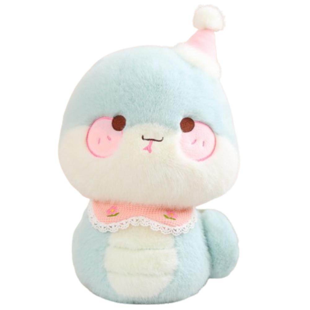 Stuffed 2025 Snake Year Mascot Toy Soft Lucky Snake Plushies Doll  Company Annual Meeting