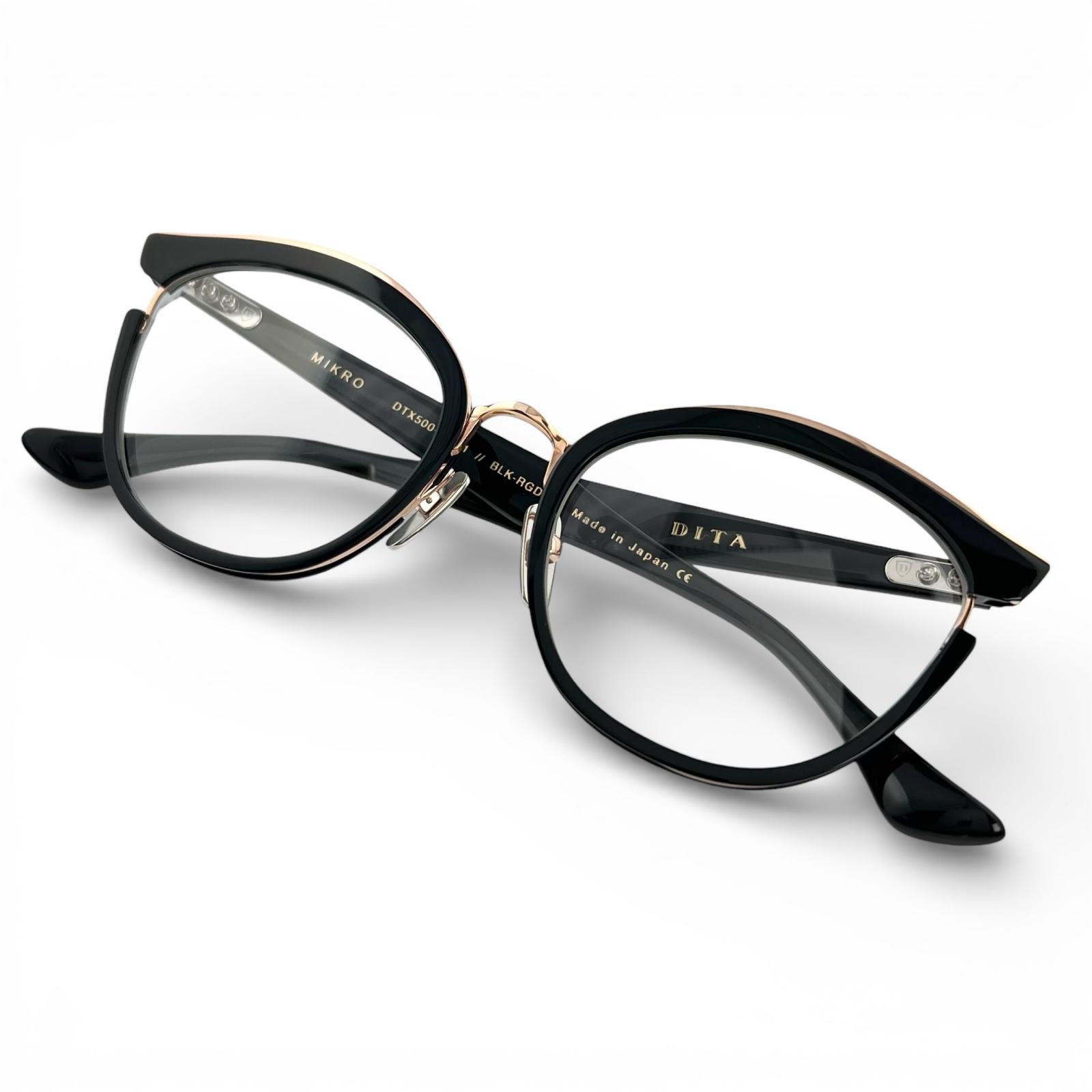 

Excellent DITA Glasses MIKRO Cats eye black Women DTX500 Used