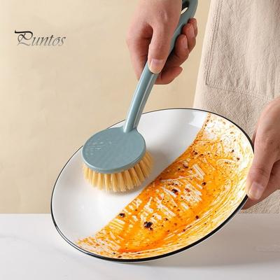 Useful Anti-deform Convenient Cleaning Brush Dish Bowl Washing Cleaning Brush Household Supplies