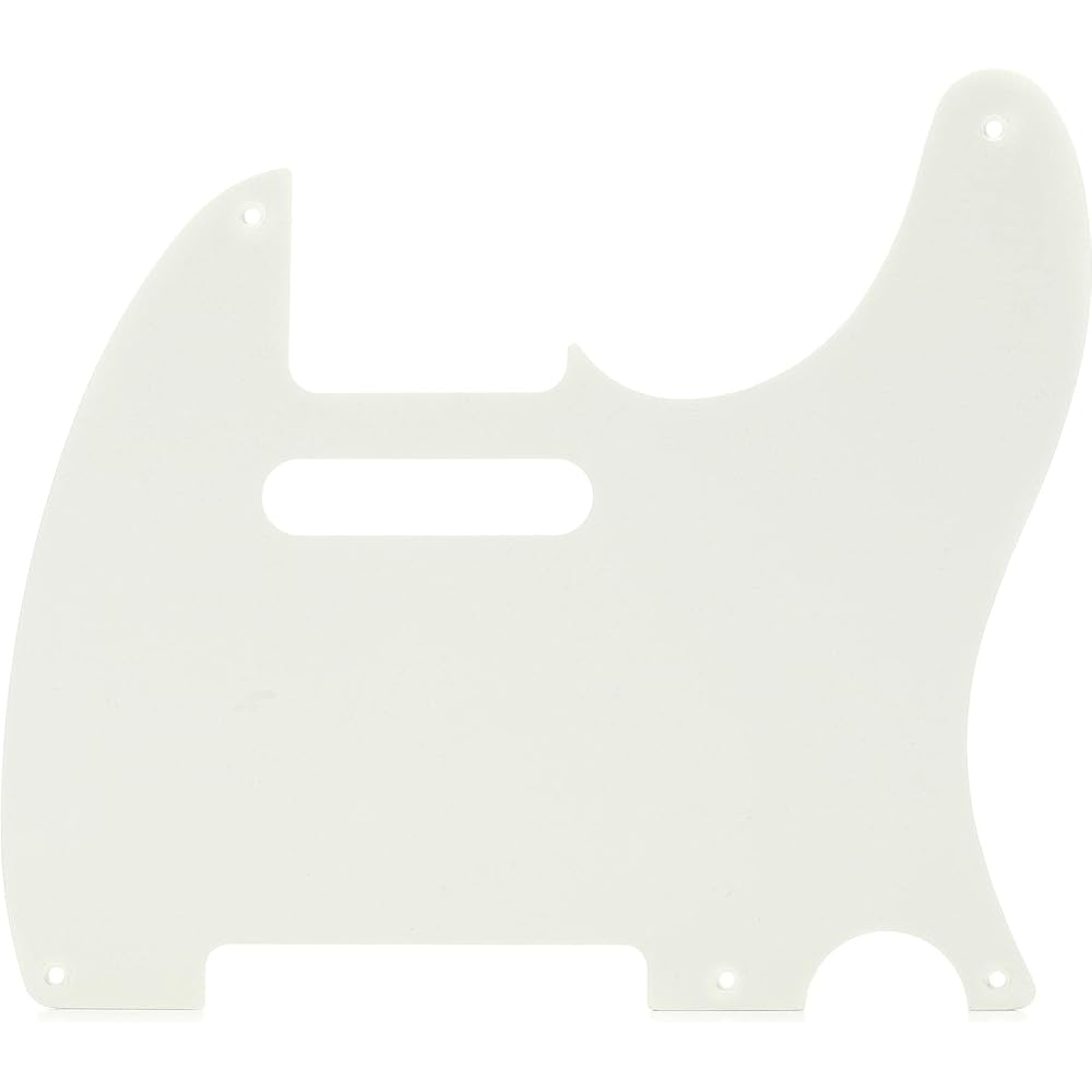 Fender Pickguard: Pure Vintage Pickguard,  52/ 58 Telecaster®, 5-Hole Mount, Eggshell 1-Ply