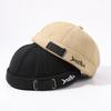 Bonnet Respirant Casquette Docker Ajustable Chapeau Tendance Sans Bord