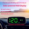 1pcs Car Speedometer Solar Head Up Display GPS Digital Intelligent Light Sensing HUD Speed Hud Display Digital Auto Electronics