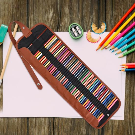 

1 комплект цветных карандашей 36/48/50 цветных стержней на масляной основе с мягким сердечником, водорастворимый карандаш для рисования по дереву, набор школьных принадлежностей