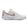 Nike Court Borough Synthetic Leather Non-Slip Durable Low-Top Kids Skate Shoes Kids Sneaker White Pink 845104-101
