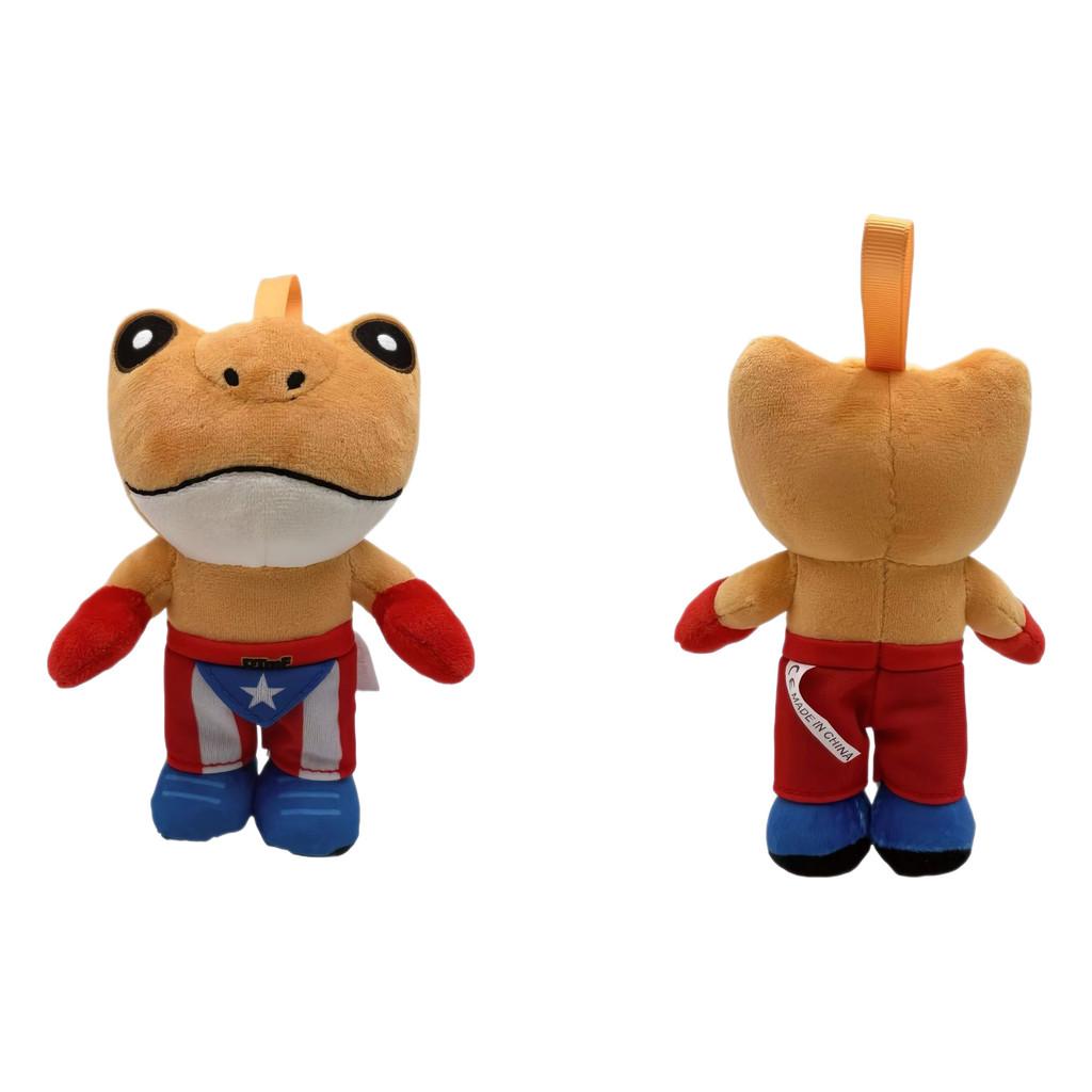 

Sapo Concho Badbunny Frog Plush Toy With Clothes For Kids Gift Red