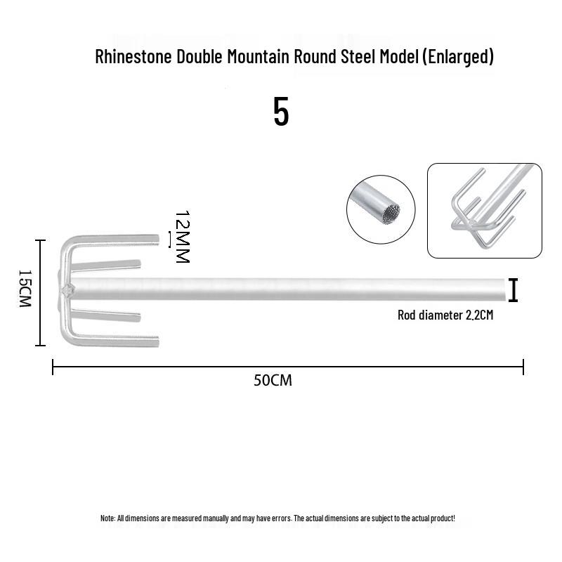 Thickened Double Mountain Plaster Putty Paint Mixer Rod