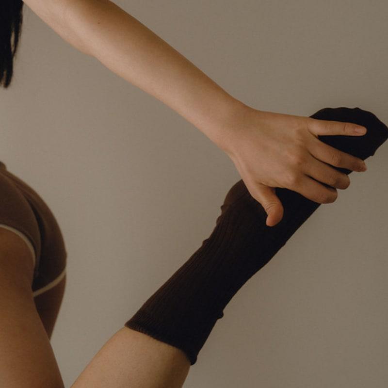 SOOPUI Organic Cotton Socks In brown__Organic Cotton Socks In Brown