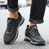 TUINANLE Mens Wide Fit Sneakers Breathable  PU  Casual Trainers Outdoor Flat  Large Size 39-48