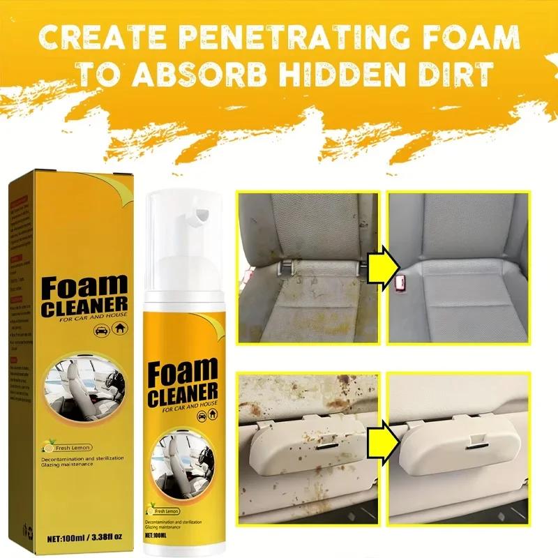 Automotive interior cleaning agent Strong special car wash leather multi-function foam roof cleaning foam Accessories