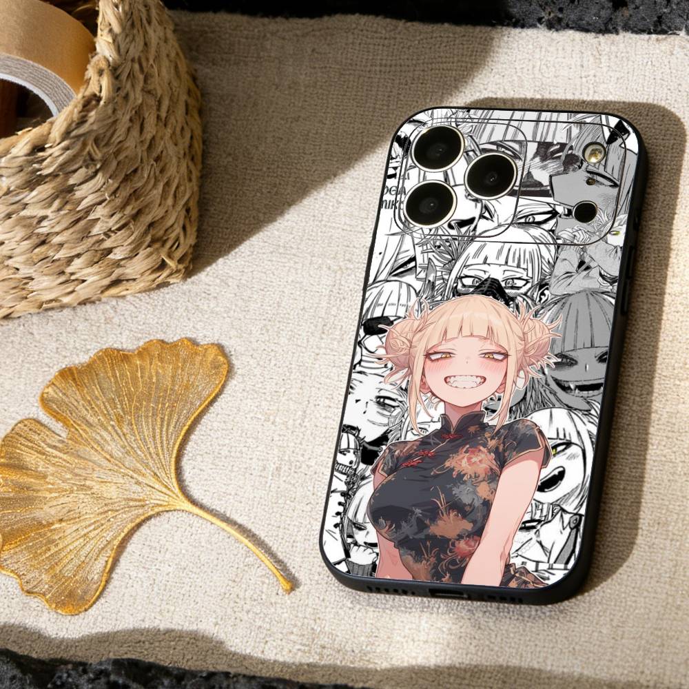 T-Toga himiko Phone Case For iPhone 17, 16,15,14,13,12,11 X XR Plus,Others Soft Black Cover